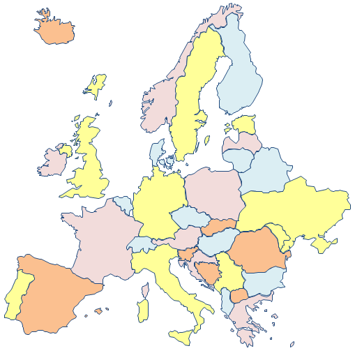 Europe Map Easy To Draw